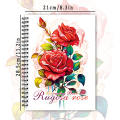 Spiral Coloring book -30 Sheets adult coloring book, 11.3 x 8.3 inches, 100g thi