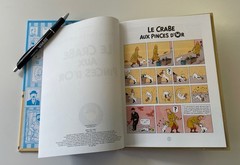 FREE SHIP Tintin Crab With Golden Claws French Petit Format Herge Hardcover