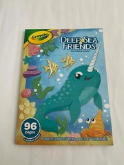 Crayola Under The Sea Coloring Pages and Stickers Coloring Book Unused LIKE NEW