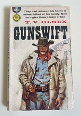 2 Vintage Western Paperbacks “Trail’s End” 1952 & “Gunswift” 1960