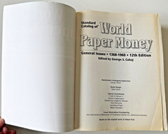 Standard Catalog of World Paper Money, General Issues 1368-1960, 12th Edition