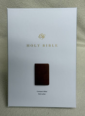 Holy Bible : ESV Compact Bible TruTone, Brown, Red Letter Edition