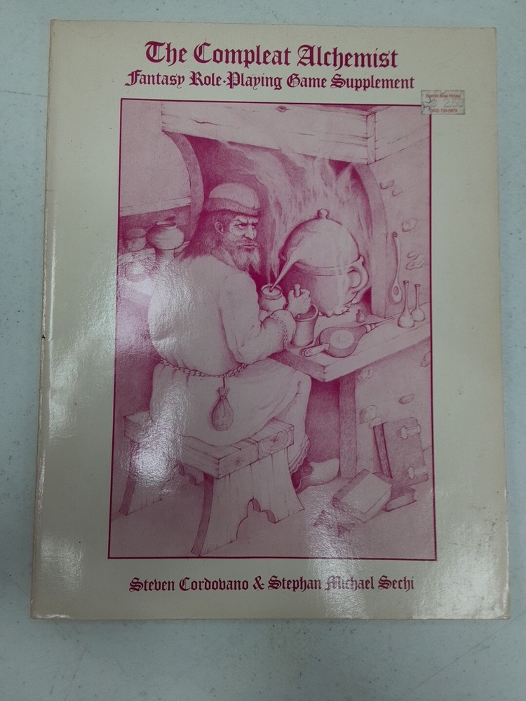 THE COMPLEAT ALCHEMIST: FANTASY ROLE-PLAYING SUPPLEMENT By Steven Cordovano