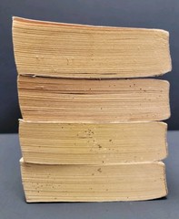 Lot of 4 1980’s Vtg Paperback Beeline Double Novels SC
