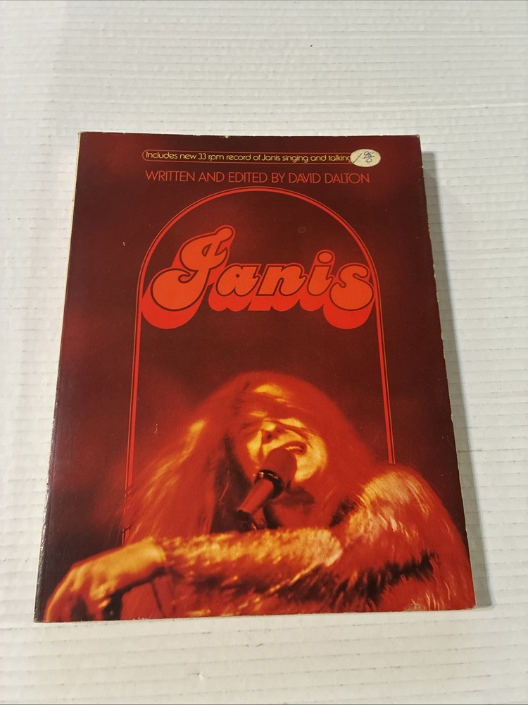 Janis Joplin “JANIS” 1971 1st Edition Song Book by David Dalton READ DISCRIPTION