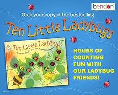 Ten Little Ladybugs by Melanie Gerth [Hardcover] Piggy Toes Press, Bendon – NEW