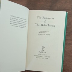 Romesh C. Dutt The Ramayana and the Mahabharata (HC, 1969) DJ Flaxman