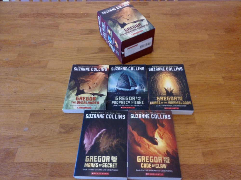 GREGOR THE UNDERLAND CHRONICLES – 5 SUZANNE COLLINS SOFT COVER BOOKS BOX SET-LOT