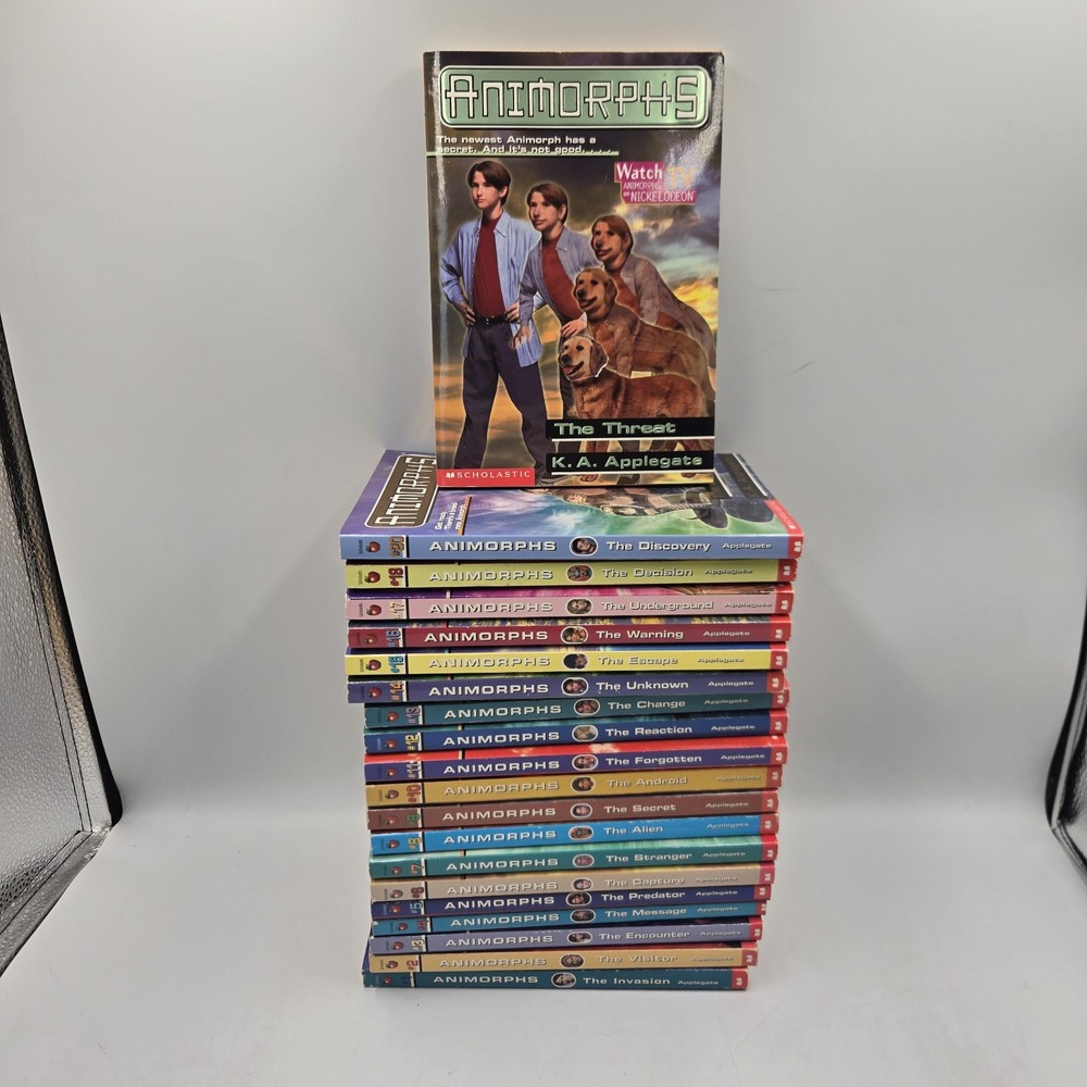 Vintage Animorphs Books lot of 20 by KA Applegate paperback 90s 1-18, 20,21