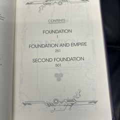 THE FOUNDATION TRILOGY Isaac Asimov -Bonded Leather Gilded
