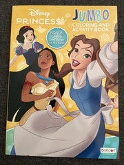Disney Princess Jumbo Coloring & Activity Book Games, Puzzles, & Coloring Pages