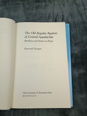 The Old Regular Baptists of Central Appalachia Brothers and Sisters in Hope