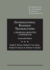 International Business – Hardcover, by Folsom Ralph; Van – Very Good