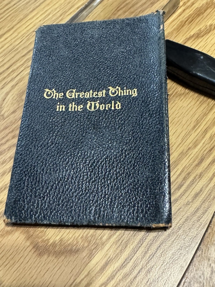 The Greatest Thing in the World Henry Drummond Christian Book 1891 Pocket Book
