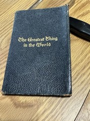The Greatest Thing in the World Henry Drummond Christian Book 1891 Pocket Book