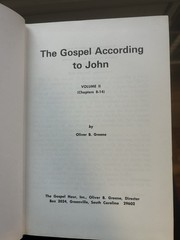 The Gospel According To John: Volume II (Hardback, First Printing 1966, Greene)