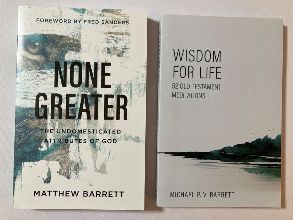 Lot of 2 Michael P.V. Barrett Books Wisdom for Life