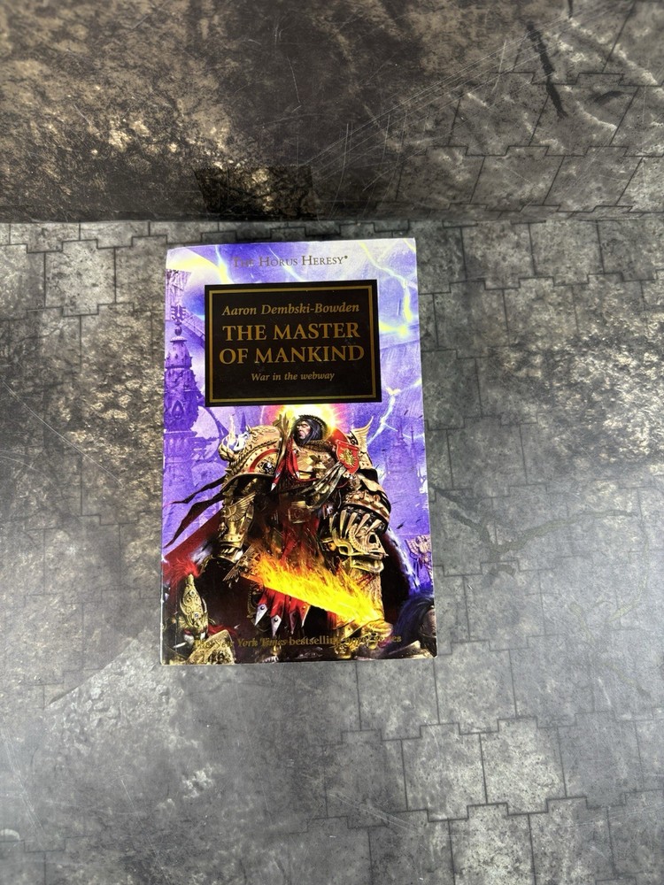 The Master of Mankind Horus Heresy Book Warhammer MM Paperback 1st Print (#3778)