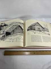 AN AGE OF BARNS BY ERIC SLOANE HARDCOVER Funk & Wagnalls Illustrated Farm Book