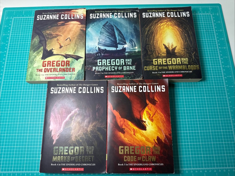 The Underland Chronicles Complete Series 1-5 PB Lot Set Suzanne Collins Gregor