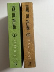 Villain Series First Print Trade PBKs (#1 & #2) by Rina Kent w/licensed Art