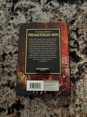 Warhammer 40k Promethean Sun Horus Heresy Hardcover Novella Novel OOP