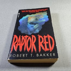 Raptor Red Robert T. Bakker 1996 First Paperback Edition Dinosaur Sci-Fi Bantam