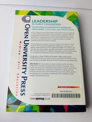 Leadership in Early Childhood Jillian Rodd 2019 4th Ed Professionalism