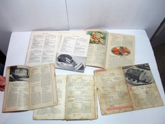 Lot 10 Vtg 1930s 1940s Cookbooks Planters Oil Carnation H-O Cereal Spry