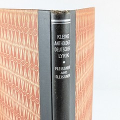 Kleine Anthologie Deutscher Lyrik (1947) Vintage German Poetry Collection