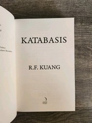 Katabasis by R.F. Kuang Waterstones Signed Exclusive Edition Sprayed Edges