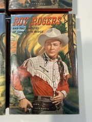 Lot of 4 Vintage Roy Roger’s Whitman Hardcovers Western Books 1944 A+++