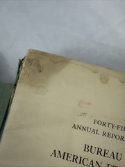 Forty-Fifth Annual Report Bureau of American Ethnology 1927-1928 Paperback