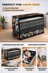 Demon Slayer Manga Complete Box Set Volumes 1-23 English + Poster & Booklet