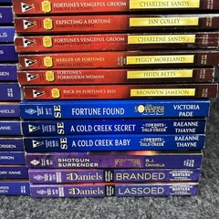 Harlequin Romance Book Lot Of 32 Paperback Suspense Multiple Series
