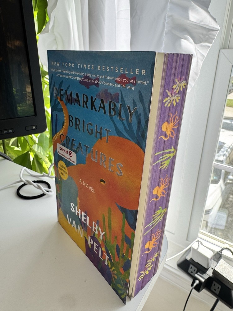 RARE Target Exclusive Remarkably Bright Creatures by Shelby Van Pelt Purple Edge