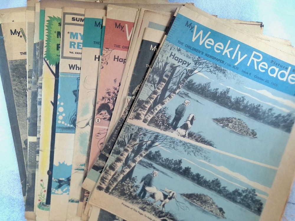 My Weekly Reader Children’s Newspaper Vintage 1960s Educational Lot