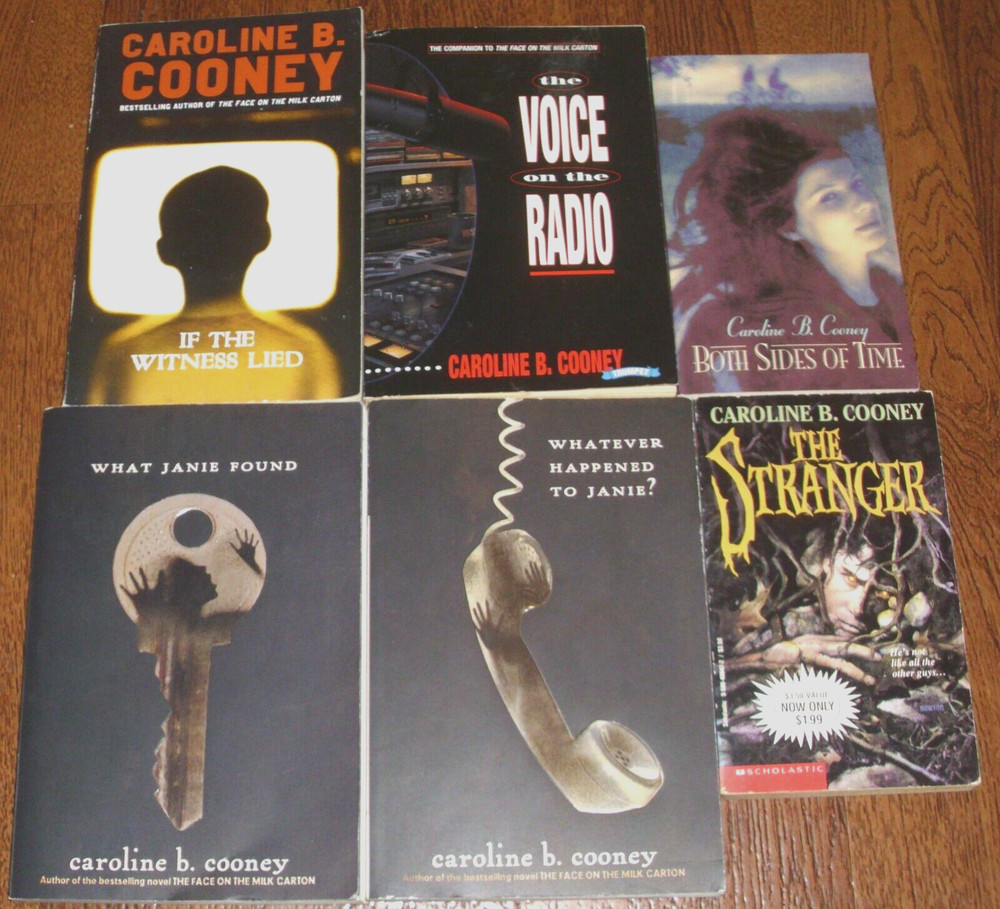 CAROLINE COONEY lot of 6 Young Adult/Teen ~ HORROR/THRILLER PBs *Free Shipping!