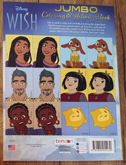 Disney Wish Jumbo Coloring and Activity Book ~ Memory Match Game