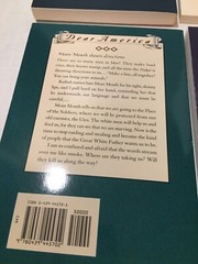 Dear America Boxset books The Seasons of Bravery Collection by Kathryn Lasky