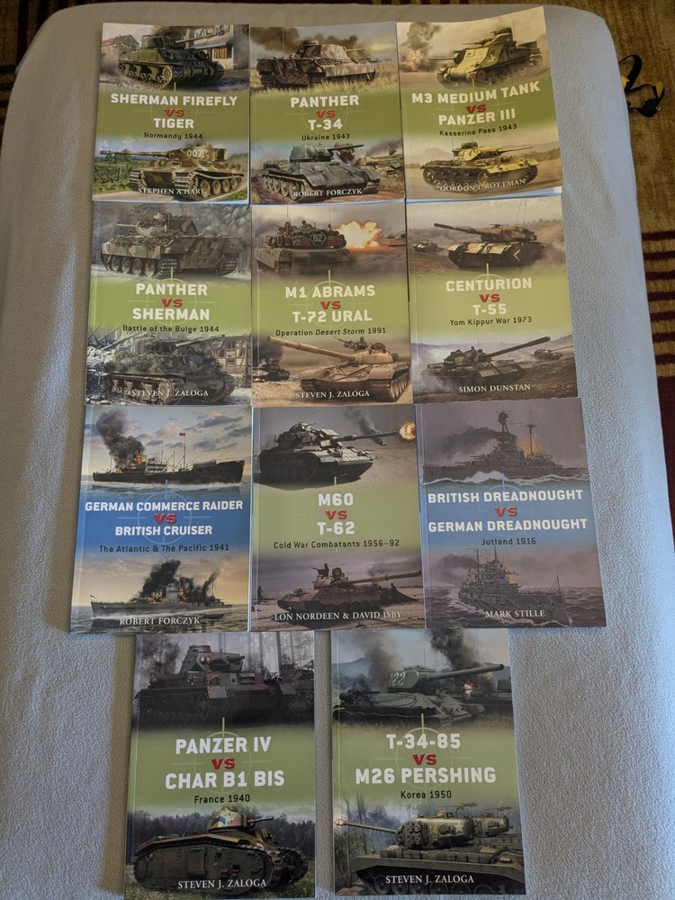 Lot Of 11 Osprey Publishing Military History Books: Duel Series #2 – 33