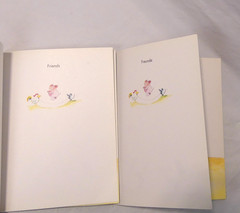2 Children’s Books Friends & Freunde /English and German Versions by Helme Heine