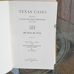 West Publishing South Western Reporter 2d 387-402 (1966) HC Texas Cases