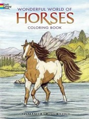Dover Publications-Wonderful World Of Horses Coloring Book (Dover Nature – GOOD