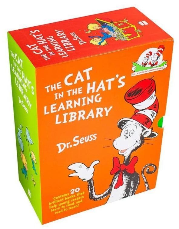 The Cat in The Hat’s Learning Library 20 Books Box Set By Dr Seuss-Ages 5-7 -PB
