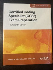 Certified Coding Specialist (CCS) Exam Preparation Fourteenth Edition