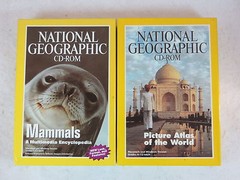 SET OF 2 NATIONAL GEOGRAPHIC CD-ROMs 2 Box Sets 1995/1996