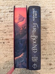 Waterstones Exclusive Dire Bound & Fury Bound Deluxe HC Set Sprayed Edges