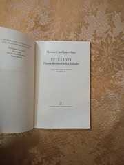 Revulsion Thomas Bernhard in San Salvador Castellanos Moya Paperback 2016 Book