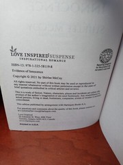 Evidence of Innocence by Shirlee McCoy (2021, Trade Paperback, Large Type /…